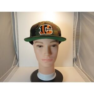 CLSC Hat Cincinnati Bengals Snapback Men's‎ Adjustable Woodland Camo Flat Brim